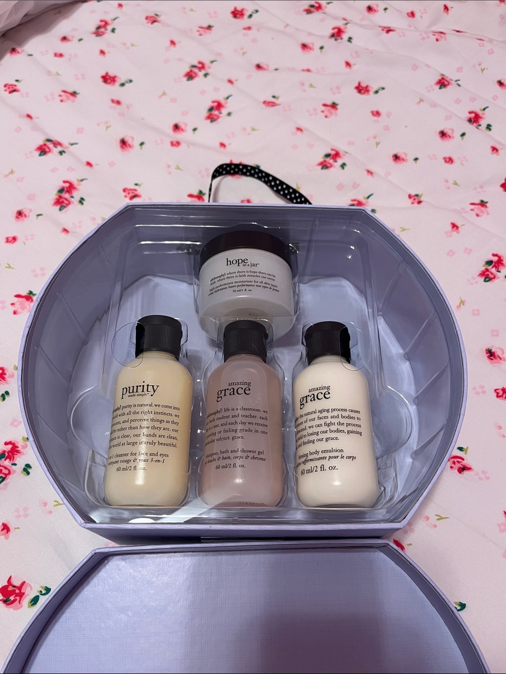 Philosophy Travel Body Wash & Lotion Set in Lavender and Cream